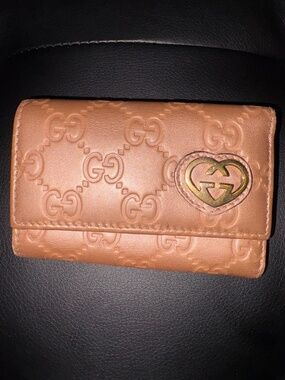 GUCCI Guccisima compact wallet key holder
